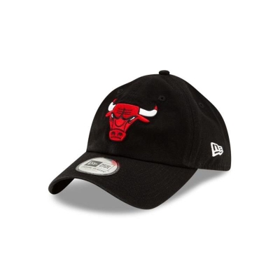 Black Chicago Bulls Hat - New Era NBA Casual Classic Adjustable Caps USA4950678